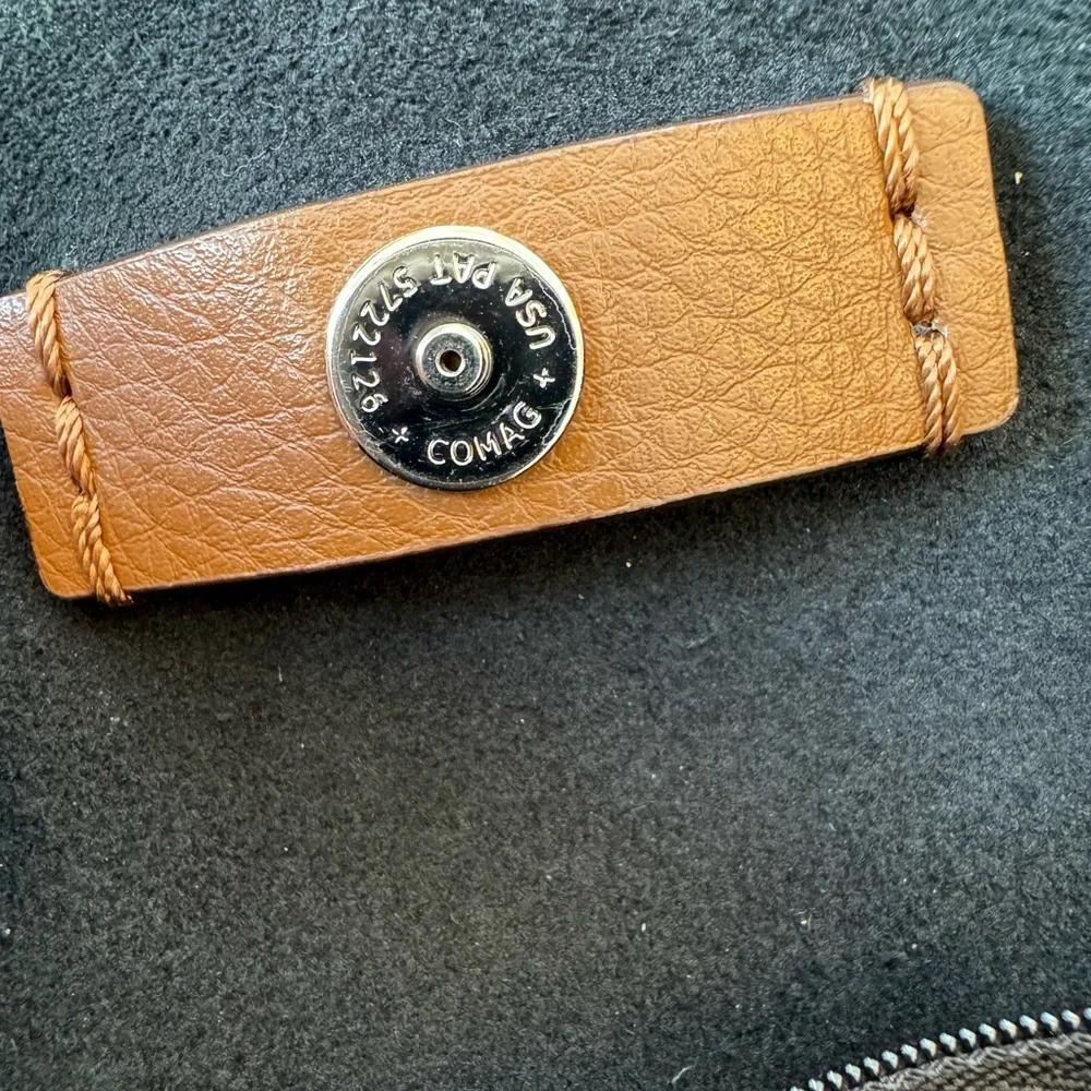 Coach Tan Leather Tote Bag - Picture 9 of 11